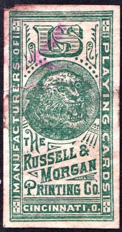 Russell & Morgan Playing Card Stamp