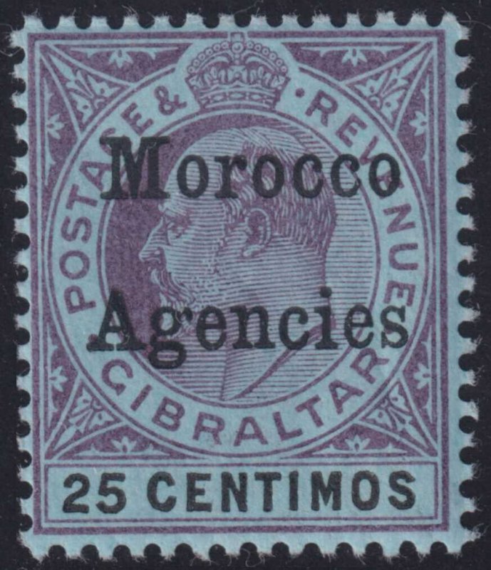 BRITISH OFFICES ABROAD - MOROCCO 23  MINT HINGED OG * NO FAULTS VERY FINE - LEN