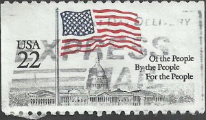 # 2116 USED FLAG OVER CAPITOL DOME