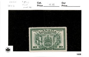 Canada, Postage Stamp, #E10 Mint Hinged, 1942 Special Delivery (AB)