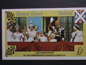 BERNERA ISLANDS-1978-PROMOTION-REMEMBER ALWAYS-QUEENS ELIZABETH II- MNH-S/S VF