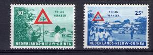 Netherlands  New Guinea  #43-44  MNH 1962  traffic