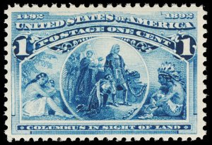 U.S. COLUMBIAN ISSUE 230  Mint (ID # 115587)