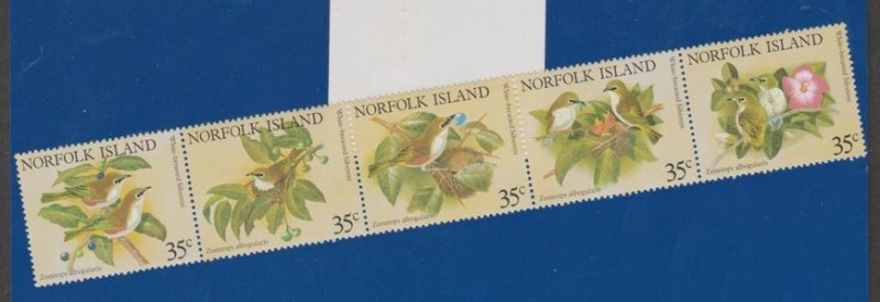 Norfolk Island Scott #287 Stamp - Mint NH Strip of 5