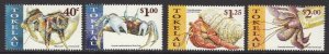 TOKELAU ISLANDS SG290/3 1998 PACIFIC CRABS  MNH