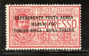 Italy, # C1, Mint Hinge remain. CV $ 24.00