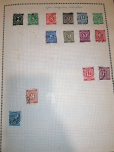 Old Yvert album with many stamps inside