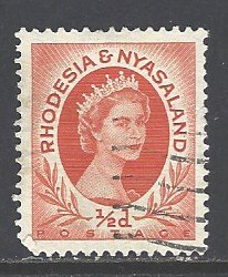 Rhodesia & Nyasaland Sc # 141 used (RS)