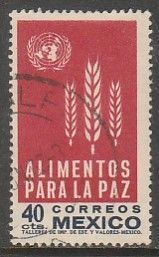 MEXICO 934, Freedom from Hunger Campaign. USED VF. (1093)