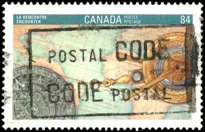 Canada Scott #1407 VF+ Used - 1992 84¢ City of Montreal Anniv. - Clean & Sound