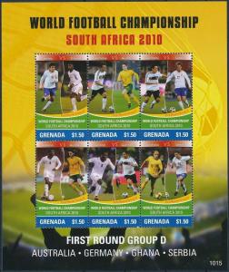 GRENADA SHEET SOCCER FOOTBALL SPORTS WORLD CUP