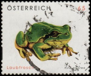 Austria 2140 - Used - 65c European Tree Frog (2008) (cv $1.75)