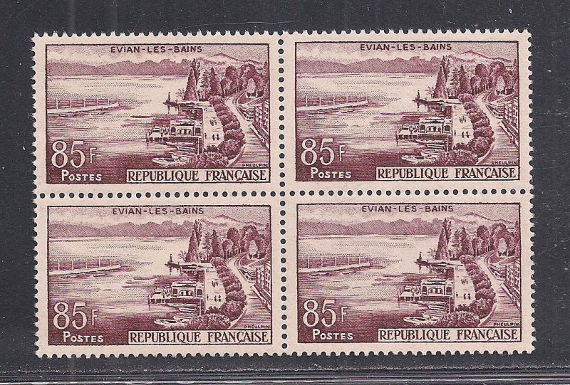 FRANCE SC# 908  B/4  FVF/MNH  1959