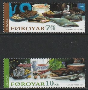 2005 Faroe Islands - Sc 456-7 - MNH VF - 2 single - Europa