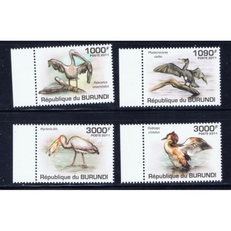 Burundi 867-70 MNH 2011 Birds (pe1018)