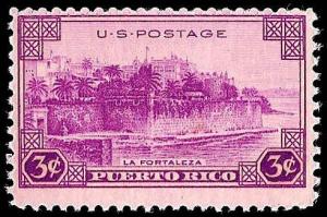 # 801 MINT NEVER HINGED PUERTO RICO