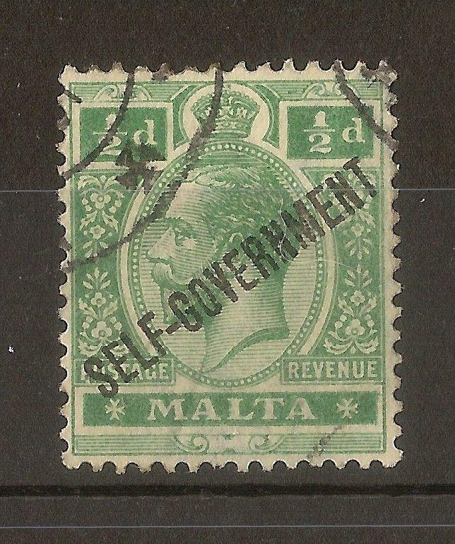 Malta 1922 0.5d Self Govt SG115 Fine Used