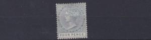 ST KITTS  1884    S G 18   4D  GREY   MH