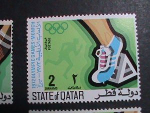 ​QATAR-1972 SC#303-7-20TH OLYMPIC GAMES-MUNICH-MINT VF  WE SHIP TO WORLD WIDE