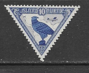 Iceland C3 Falcon MH vf, 2020 CV $25.00