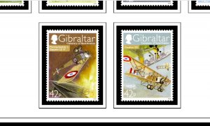 COLOR PRINTED GIBRALTAR 1886-2010 STAMP ALBUM PAGES (197 illustrated pages)