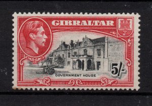 Gibraltar 1944 5/- Perf 13 SG129b mint MNH WS37198