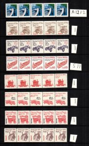 United states 8  plate number line pair coils  MNH