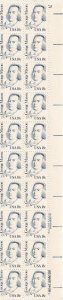 Scott #1858 George Mason Plate Block of 20 Stamps - MNH
