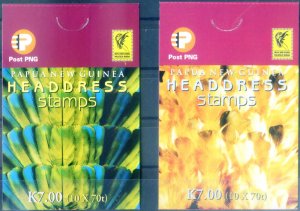 Traditional 2004 headgear. 2 booklets.