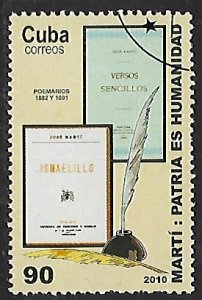 Cuba # 5133 - Poetry, Quil & Inkwell - unused / CTO....{Z15}