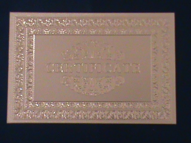 ​UNITED STATES-1899 CAT.#339- 24 KARAT GOLD REPLICA $2 -VF WITH CERTIFICATE