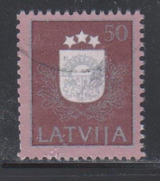 Latvia, 50k Arms (SC# 305) USED