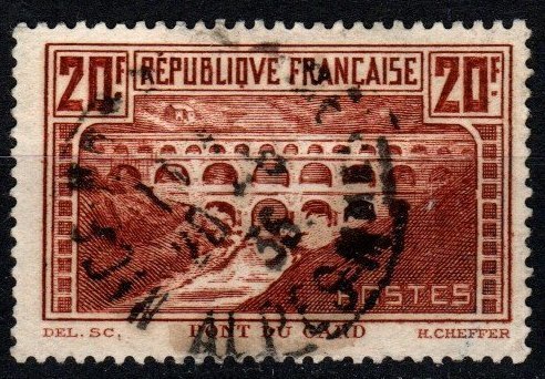 France #254A  F-VF Used CV $35.00 (X4202)