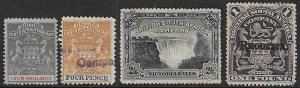 RHODESIA 1892-1912 Extensive early collection both mint - 44996