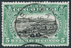 Belgian Congo, Sc #60, 5c Used