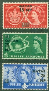 QATAR 16-18 MNH SCV $3.15 BIN $1.75 ROYALTY