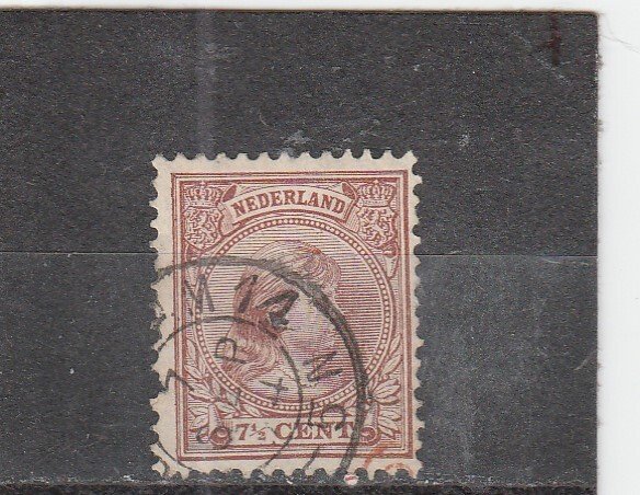 Netherlands  Scott#  42  Used  (1894 Princess Wilhelmina)