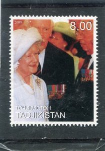 Tajikistan 2000 QUEEN MOTHER 1 value Perforated Mint (NH)