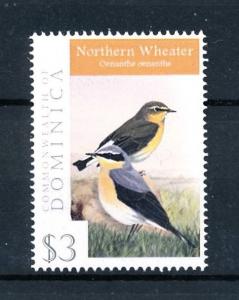 [93296] Dominica 2009 Birds Vögel Oiseaux Northern Wheater  MNH