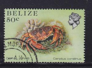 Belize 708 Crab 1984