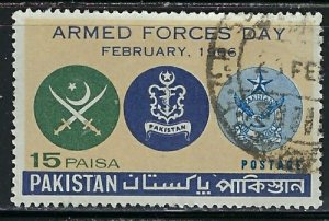 Pakistan 222 Used 1966 issue (an4794)