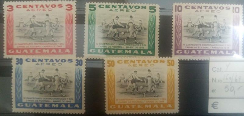 O) 1948 Guatemala, partido de fútbol-Sport-América Central y el Caribe de Fútbol Cham 