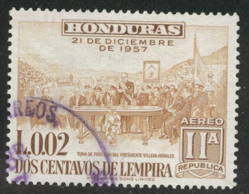 Honduras  Scott C302 Used airmail stamp