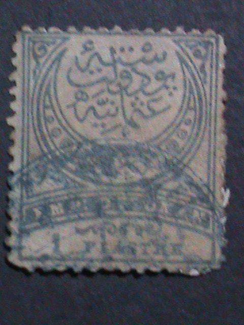 ​TURKEY-1884 SC#69 138 YEARS OLD OTTOMAN EMPIRE USED- STAMP-FINE