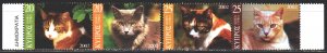 Cyprus. 2002. 986-89. Domestic cats. MNH.