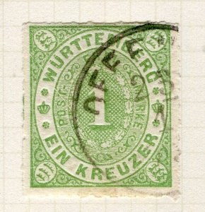 GERMANY; NORTHERN STATES 1860s classic issue fine used Shade of 1k. value