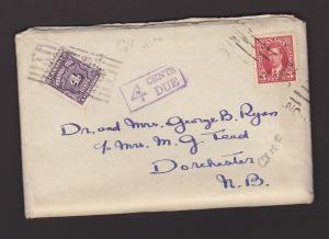 Canada J17 Postage Due Cover 1940
