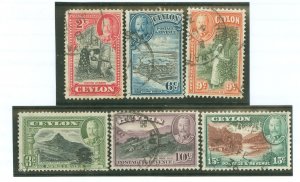 Ceylon #264/269 Used Single