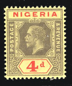 MOMEN: NIGERIA SG #6b 1915 MINT OG H £50 LOT #67121*