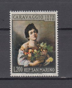 J45852 JL,Stamps 1960 san marino set of 1 mnh #472 art